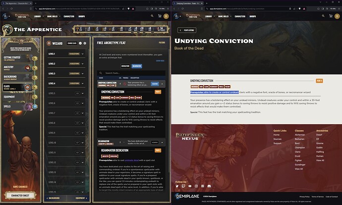 undying conviction