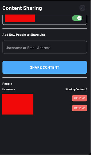 Demiplane content sharing 2