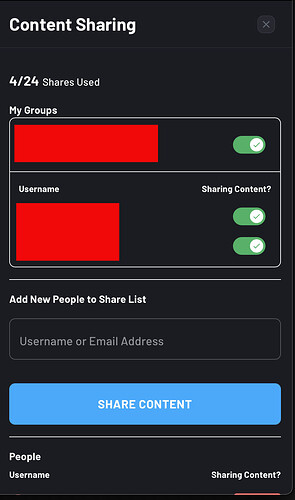 Demiplane content sharing 1