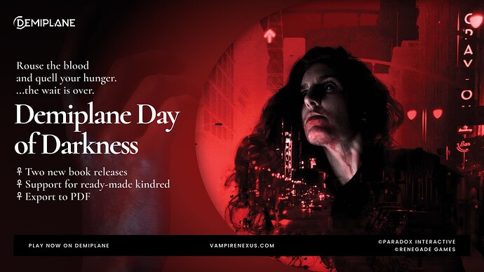 VTM DAY OF DARKNESS