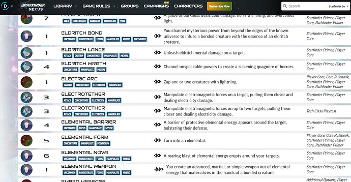 Electrotether Spell Starfinder 2