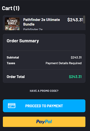 2-Ultimate Bundle Cart 243.31
